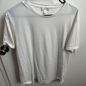 COS White Short Sleeve Men's Tee